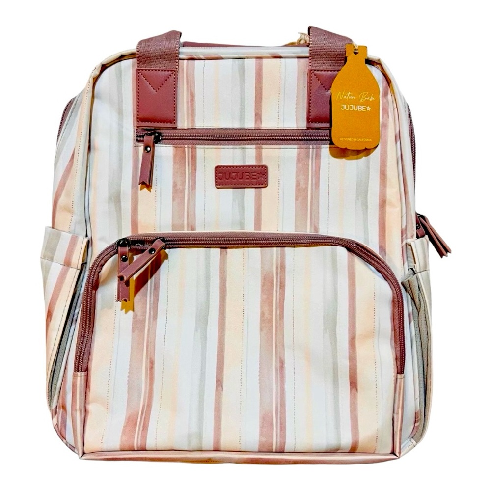 COPY - Jujube Nature Babe Striped Diaper Bag NWT